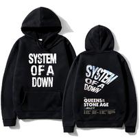 Rock Band System of A Down Džemperis System of A Down Turo Džemperis Vyriškas Alternatyvaus Metalo Muzikos Gatvės Drabužiai Unisex Gotikinis Viršus S