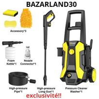 Aukšto slėgio ploviklis - BAZARLAND30 - 2200W - 2600 PSI - Reguliuojamas 180° purkštukas - Elektrinis geltona