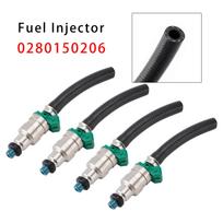 4Pcs Fuel Injector For VW Vanagon Transporter T3 83-91 1.9 2.1 0280150206