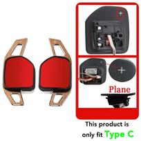 Shift Paddle For Seat Leon FR Cupra Ateca Ibiza 6P Arona Tarraco Alhambra Car Steering Wheel Extension Shifter DSG Gear Stickers