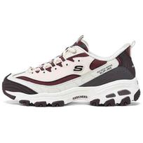 Skechers DLites 1.0 Patogūs universalūs pieno arbatos lokio aukštį didinantys žemi sportbačiai moteriški sportbačiai baltas rudas 150537-NTMT 35