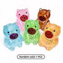 Cute Capybara Glitter Squishy Toy Slow Rising Squeeze Stress Relief Toy Sensory Fidget Toy for Anxiety Relief Party Favors Gift