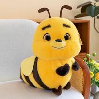 Juokinga sofos pagalvė Bičių pliušinis žaislas Pliušinė lėlė Kawaii kimštas bičių žaislas 2533cm Animacinis bičių gyvūnas Pliušinis žaislas Gimtadienio dovana