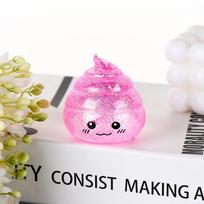 16PCS Sparkling Poop Maltose Fidget Toys Slow Rebound Squeeze Stress Relief Pinch Toys Poo Funny Sensory Toy for Kids Gifts