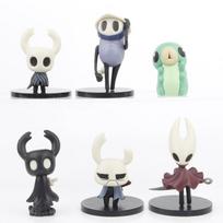 6pcsSet Hollow Knight Action Figure Toy PVC Model Doll Desktop Ornament Collectible Toys