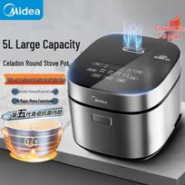 Midea 5L Smart Rice Cooker with Antibacterial Ceramic Pot