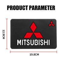 Car Anti Slip Mat Phone Holder Non-Slip Pad Car Accessories For Mitsubishi Outlander Lancer 10 ASX RALLIART Eclipse L200 Pajero