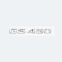 Chrome Black 3D Letters GS200t GS250 GS300 GS400 GS460 GS450h Emblem Car Trunk Logo Sticker Accessories For Lexus GS Series Style2