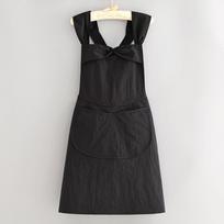 Adjustable Waterproof Apron Stain-resistant Catering Work Uniform Stylish Cleaning Apron  Cafe juoda