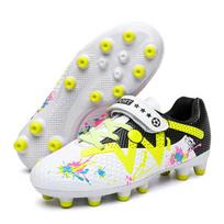 Velcro Professional Training Sneakers Nails Camouflage Children'S Football Shoes Low-Top Broken Spikes Football Shoes 28