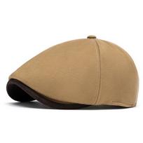 European Classic Unisex Flat Beret: Fashionable Pure Color Newsboy Duckbill Cap for Autumn and Winter Adjustable kupranugaris