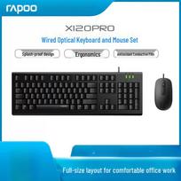 Rapoo X120PRO Wired Keyboard and Mouse Combo