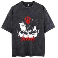 H08 Anime Retro New Product 06 Rage T-Shirt Hb Graphic Men'S T-Shirt Opom Washed E Japanese Rt-Shirt Men'S Clothing S