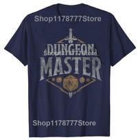 Funny Dungeons  Dragons Dungeon Master T Shirts Cotton Short Sleeve Gifts Unisexs Clothing Fashion Casual Loose Oversized T Shirt S