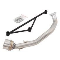 For Yamaha GY6 125cc 150cc Motorcycle Exhaust System Header Link Pipe Slip On 51mm Mufflers Tail Tips Stainless Steel