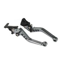 CNC Clutch Brake Levers Handle For Aprilia RSV Mille R 1999-2003 Motorcycle Modified Parts tamsiai pilka spalva