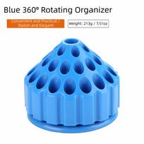 Professional Rotating Drill Bit Storage Box Rotary Tool Organizer  Jewelry Tools mėlyna