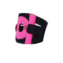 Breathable Sports Knee Brace Elastic Anti-slip Patellar Tendon Support Adjustable Support Strap Knee Pad Cycling rožinė raudona spalva