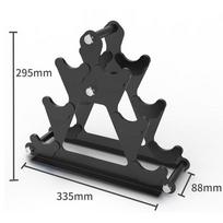 Compact Home Dumbbell & Kettlebell Storage Rack - Multi-Functional Fitness Equipment Organizer for Men and Women Default Option