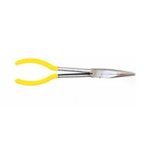 11 Inch Length Cylinder Cable Clamp Straight Bent Tip Needle Nose Pliers  Car Repair Straight