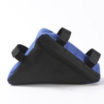 Polyester Bicycle Triangle Bag Ultra-light Storage Bike Beam Hanging Bag Portable Durable Saddle Frame Pouch Bike Accessories mėlyna