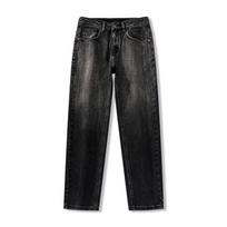 New Autumn American Retro Jeans Men's High Street Versatile Casual Trousers 28 juoda