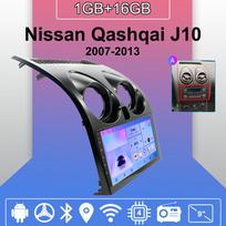 Android Carplay automobilinis radijas, skirtas Nissan Qashqai J10 2007-2013 Multimedijos grotuvo galvos blokas Stereo GPS navigacija BT WIFI 2+32GB 1+16GB,A