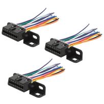 3pcs 16 Pin Female OBD2 Cable Connector J1962F Diagnostic Cable Adapter for Automotives