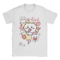 Chiikawa Usagi Music T-Shirt Men Women  Casual 100% Cotton Tee Shirt Crew Neck Short Sleeve T Shirt Summer Tops S