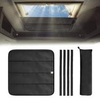 RV Fan Sunroof -Mosquito Net Sunscreen Heat Insulation Sunshade Roof Magnetic Suction Screen Sun Shade Ventilation one size juoda