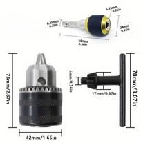 Kampinio šlifuoklio adapteris gręžimo griebtuvui – M14 sriegis, 1,5–13 mm be rakto, 125 mm šlifuokliams