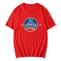 Starfieldd Game Design Tshirt Short Sleeve Cotton Soft Tshirts Unisex Streetwear Summer Loose Oneck Fashion Tees Graphic Merch S