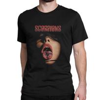 Men Women Printed TShirt Heavy Metal Scorpions Cotton Tees Short Sleeve Hard Rock Band T Shirt Round Collar Clothes Graphic S