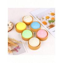 Flour Dough Big Bun Pinch Fidget, Squishy Dumpling Stress Relief Squeeze Toy with Steamer Case United States