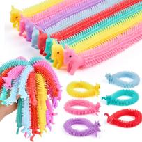 10-30 VNT Vienaragio Kirminų Makaronų Fidget Žaislai Tampri Virvutė Sensoriniai Žaislai Streso Malšinimui Anti Nerimo Fidget Žaislas Vaikams Suaugusiems