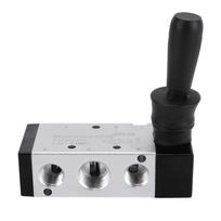 4H310 10 Pneumatic Push Pull Valve 5 Way 2 Position Hand Lever Air Control Valve 3 8in NPT Manual Direct Acting Type