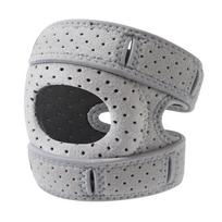 Patella Knee Brace Adjustable Knee Support Wrap Patella Tendon Knee Strap for Arthritis Joint Ligament Injury M šviesiai pilka spalva