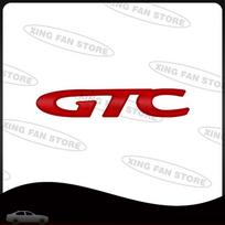 Auto stiliaus GTC metalinis grotelių ženklelis, automobilio galinės bagažinės ženklelis, lipdukas ant kėbulo, skirtas Opel Insignia Astra Vauxhall Corsa OPC Vectra