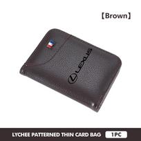 Car Wallet Driver's Licence Insurance Card Holder Multi Pocket Wallet For Lexus RX350 IS250 IS200 GS300 LX570 RC350 UX250h ES350