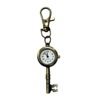 Fashion Alloy Quartz Pocket Watch Antique Copper Retro Hanging Watch Keychain Watch Gift