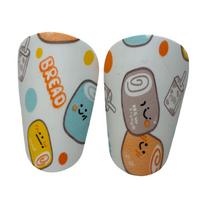 2025 Men's Professional Football Shin Guards KS-1061: Anti-Collision Protective Sleeve for Boys and Children's Calf Protection XS