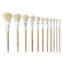 Soft Goat Hair Painting Pen Reusable Blend Mop Brush Set Portable Goat Hair Mop Brush  Household Blend Mop Brush Set