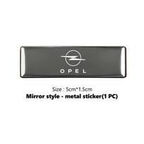Automobilio kėbulo metalinės lipdukai Aliuminio lydinio Automatiniai lipdukai be klijų Opel Astra G J H Insignia Zafira Corsa D C Vectra Vivaro