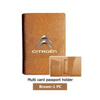 Passport Holder Case Multi Functional ID Card Bank Card Travel For Citroen C5 C1 C2 C6 C4L DS3 DS4 DS5 C-Elysee Grand Berlingo