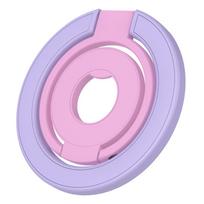 2026 Double-Sided Universal Magnetic Ring Holder for iPhone Macaron Rotatable Metal Folding Desktop Stand Compatible For MagSafe