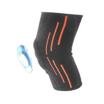 Unisex Silicone Knee Pads: Anti-Collision Protection for Basketball, Running, Mountaineering, and Fitness Black XL (Leg Circumference 48-55cm)