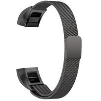 Fashionable Fitbit Alta Band Durable Magnetic Milanese Loop Stainless Steel Black