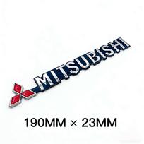 1pcs for Mitsubishi Lancer 9 Pajero ASX Outlander Eclipse Galant Mirage Car Side Trunk Badge Emblem19cmx2.3cm 3D Letters Sticker 1pcs Mitsubishi
