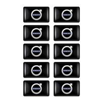 10/20Pcs Car Console Logo Stickers 3D Epoxy Resin Badges Interior Accessory For Volvo Rdesign XC90 V90 V60 XC60 V40 S80 S60 S90