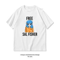 Sal Fisher Mask Gothic Game Printed T Shirt Sally Face Women Unisex Cotton Tops Hipster Short Sleeve Tee Shirt Classic TShirt S